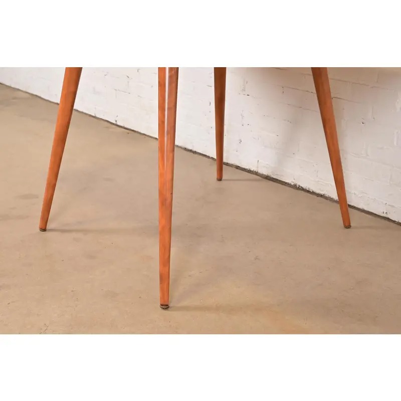 Paul McCobb Planner Group Solid Maple Drop Leaf Dining Table, Newly Refinished - Image 7