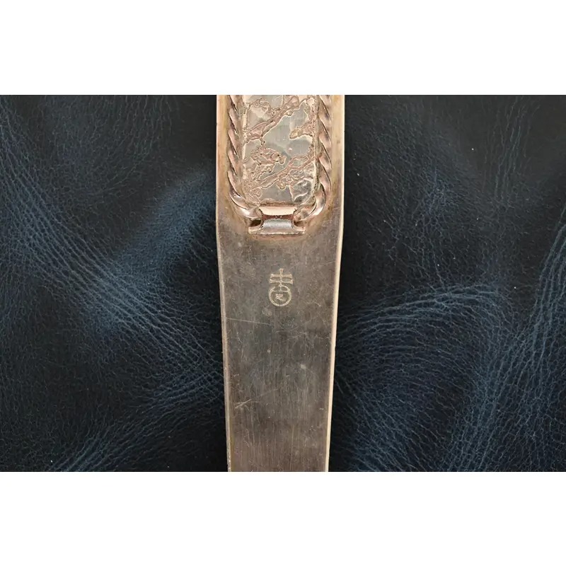 Roycroft Arts & Crafts Silver Finished Hammered Copper Letter Opener - Image 7
