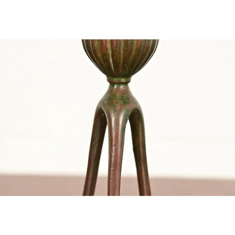 Tiffany Studios New York Bronze Candlestick, Circa 1910 - Image 7