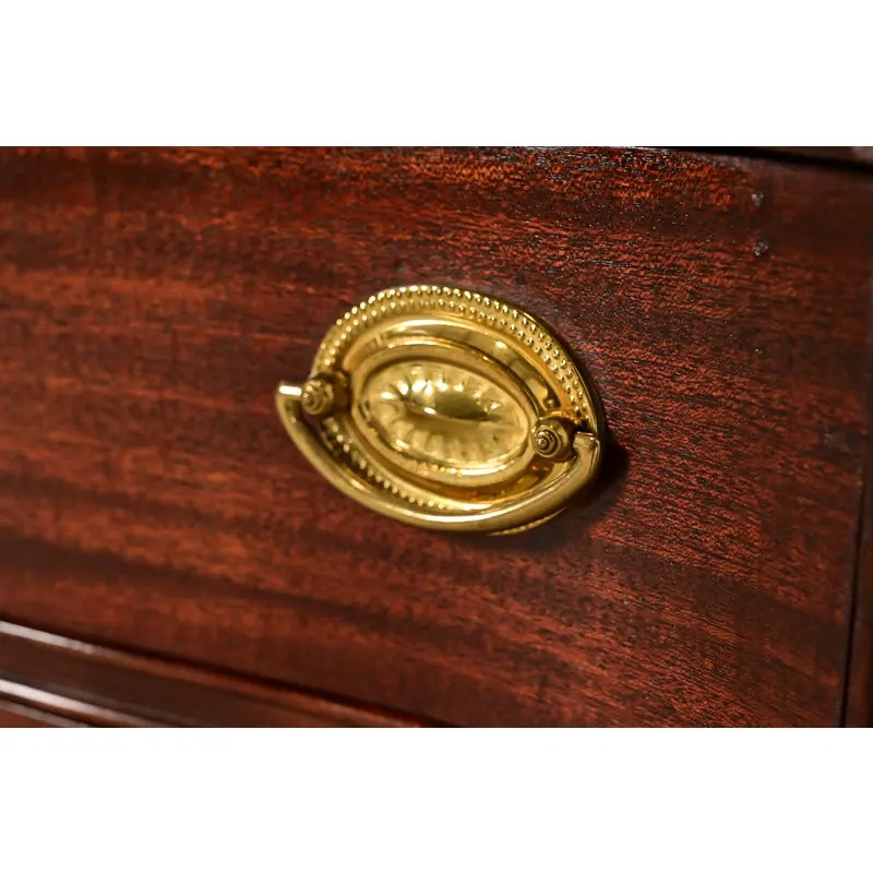 Baker Furniture Style Chinese Chippendale Carved Mahogany Étagère or Bookcase - Image 8