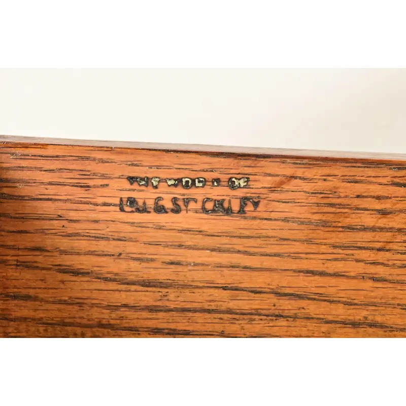 L. & J. G. Stickley Antique Mission Oak Arts & Crafts Sideboard or Bar Cabinet, Circa 1910 - Image 8