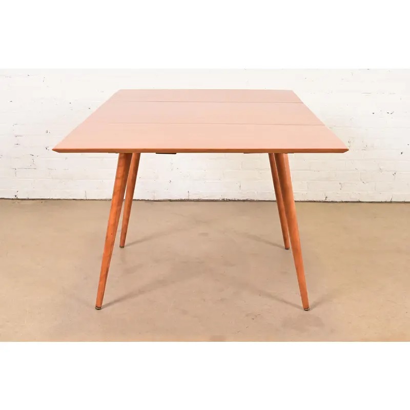 Paul McCobb Planner Group Solid Maple Drop Leaf Dining Table, Newly Refinished - Image 8