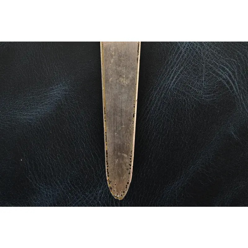 Roycroft Arts & Crafts Silver Finished Hammered Copper Letter Opener - Image 8