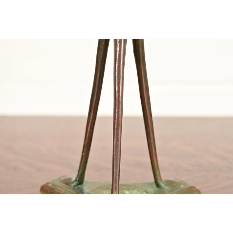 Tiffany Studios New York Bronze Candlestick, Circa 1910 - Image 8