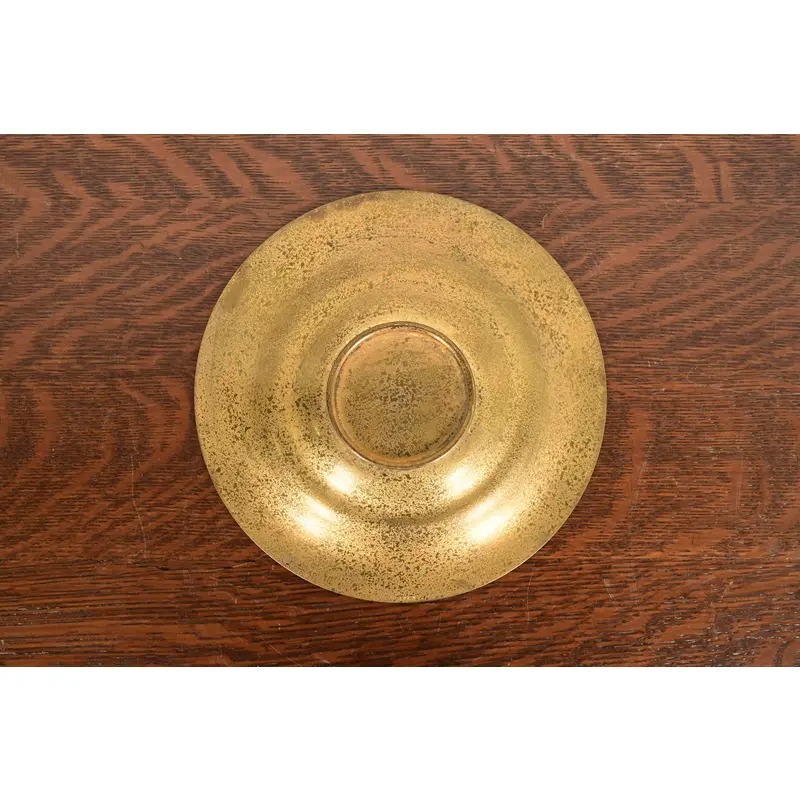 Tiffany Studios New York Bronze Doré Plate or Shallow Bowl - Image 5