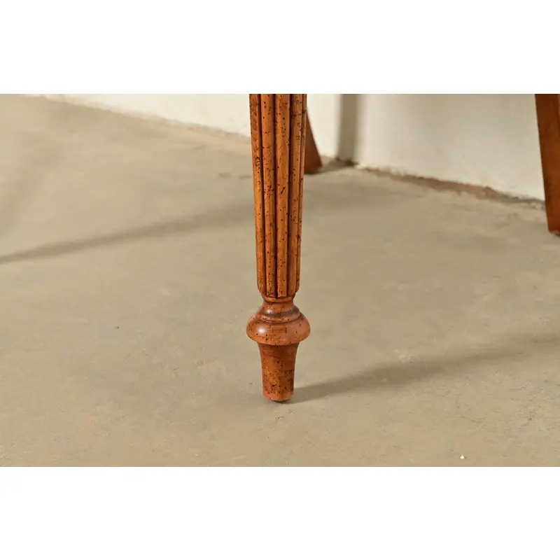 Baker Furniture English Regency Carved Maple Dining Chairs, Set of Four - Image 10