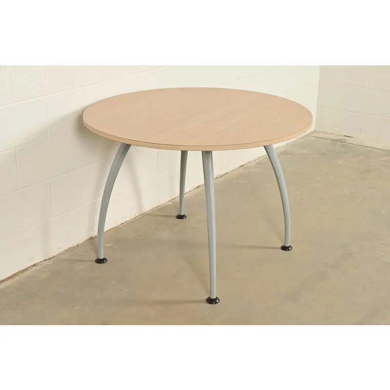 Herman Miller Style Modern Spider Leg Round Dining Table or Game Table