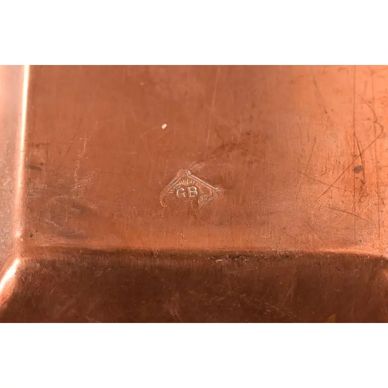 Liberty & Co. Style English Arts & Crafts Copper and Brass Tray - Image 10