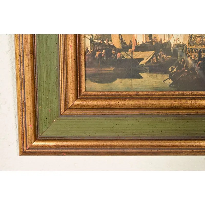 William Van De Velde "Ships in the Roads" Framed Print - Image 10