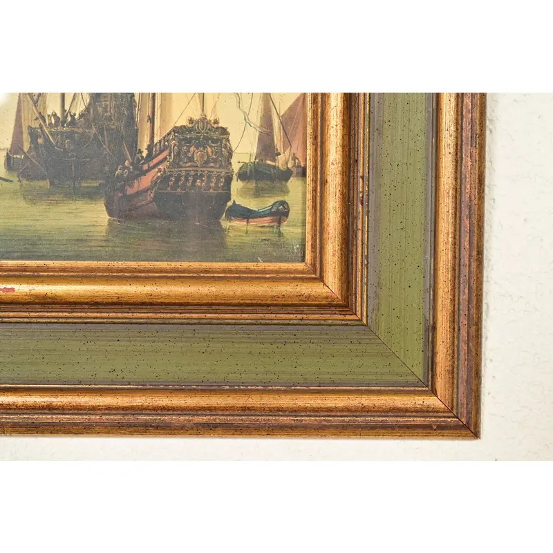 William Van De Velde "Ships in the Roads" Framed Print - Image 10