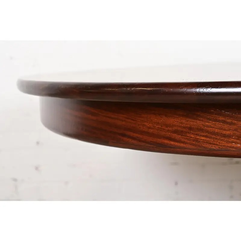 Skovby Danish Modern Sculpted Rosewood Extension Dining Table, Newly Refinished - Image 11