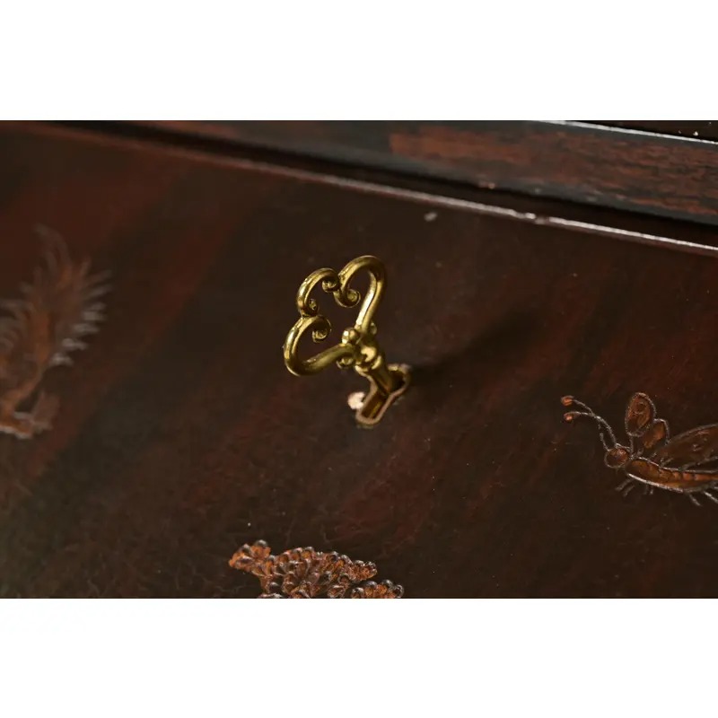 Baker Furniture McMillen Collection Venetian Chinoiserie Bureau With Secretary Desk - Image 12