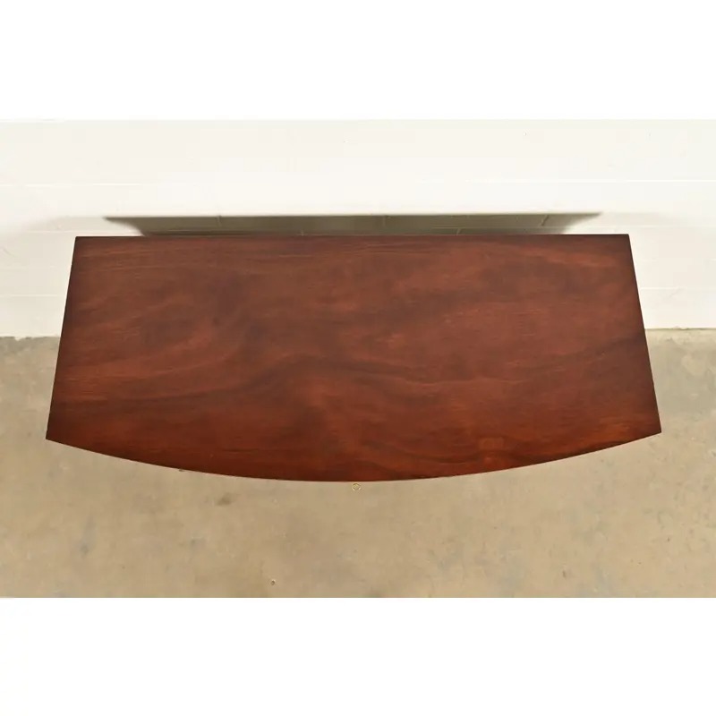 Baker Furniture Style Federal Mahogany Bow Front Sideboard Credenza or Buffet - Image 12
