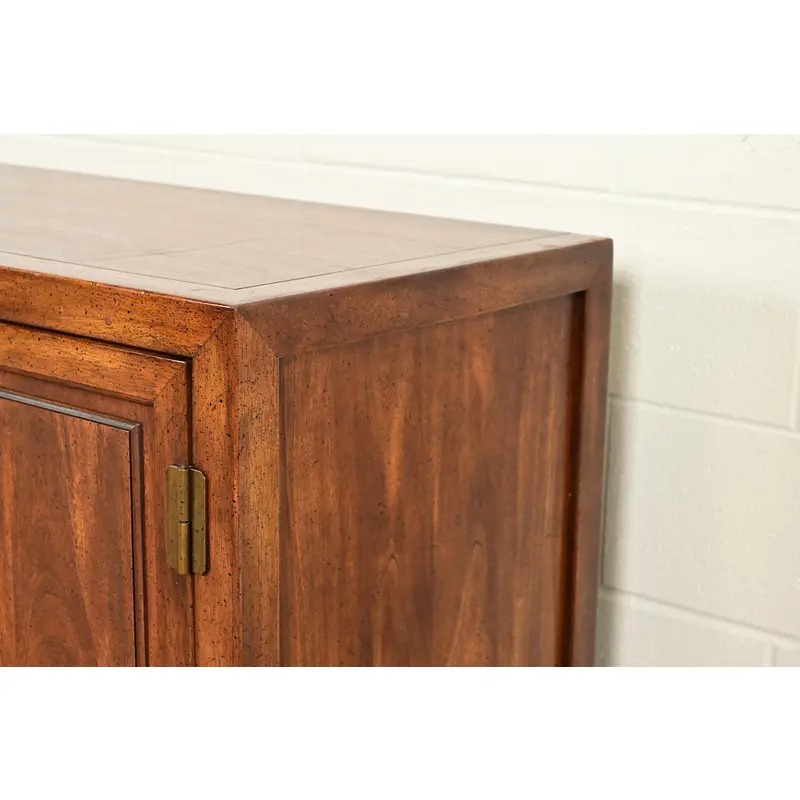 Century Furniture Hollywood Regency Chinoiserie Carved Walnut Sideboard Credenza, Circa 1970s - Image 12