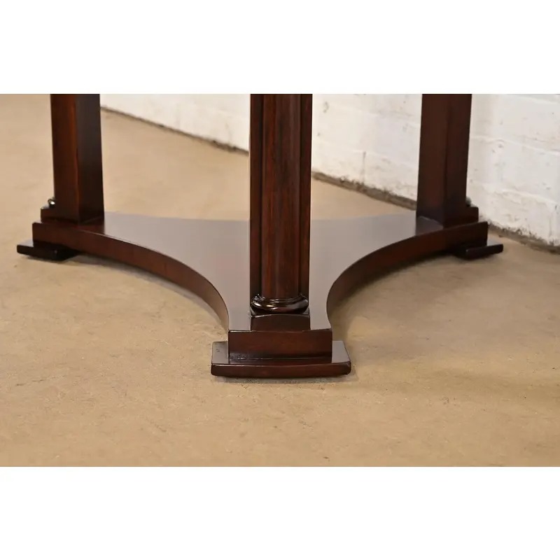 Baker Furniture French Empire Mahogany Gueridon or Tea Table, Newly Refinished - Image 13