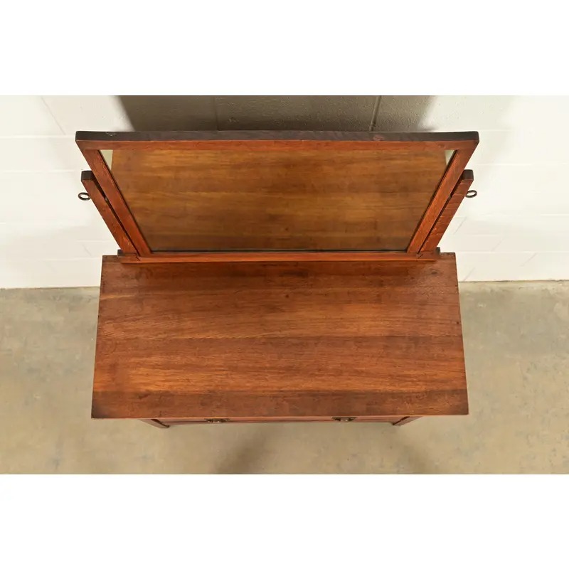 Gustav Stickley Antique Mission Oak Arts & Crafts Dresser With Mirror, Circa 1910 - Image 13