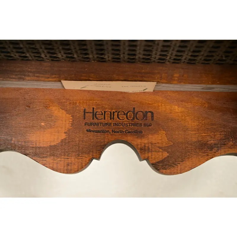 Henredon Georgian Carved Solid Oak Dining Chairs, Set of Six - Image 14