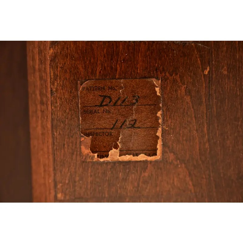 Kittinger Georgian Banded Mahogany Double Pedestal Dining Table, Newly Refinished - Image 14