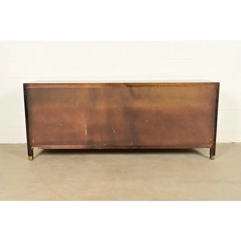 Century Furniture Hollywood Regency Chinoiserie Carved Walnut Sideboard Credenza, Circa 1970s - Image 16