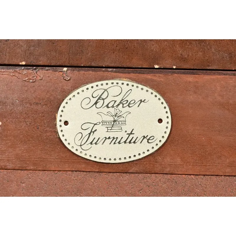 Baker Furniture McMillen Collection Venetian Chinoiserie Bureau With Secretary Desk - Image 17