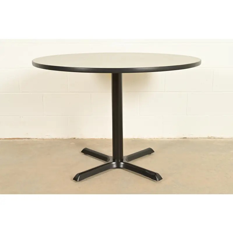 Herman Miller Style Modern Round Pedestal Dining Table or Game Table - Image 2