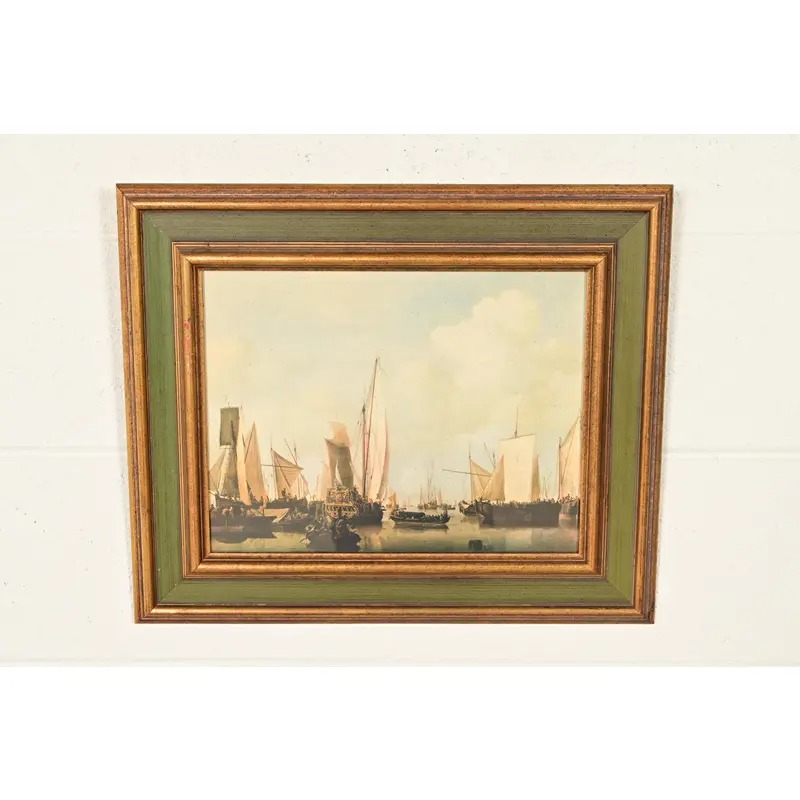 William Van De Velde "Ships in the Roads" Framed Print - Image 2