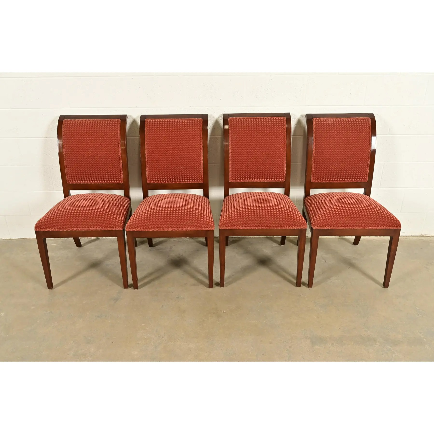 Smith & Watson Regency Carved Mahogany Dining Chairs, Set of Four - Image 2