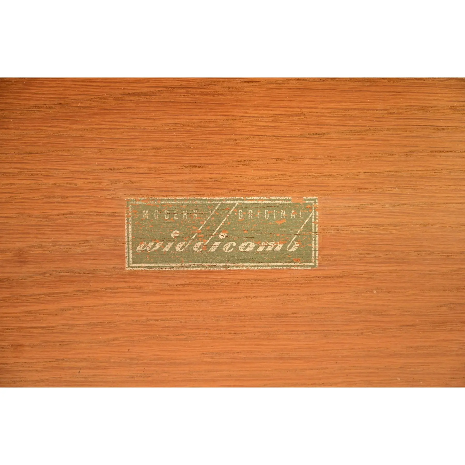 T. H. Robsjohn-Gibbings for Widdicomb Mid-Century Modern Hollywood Regency Mahogany Nightstand, 1950s - Image 8