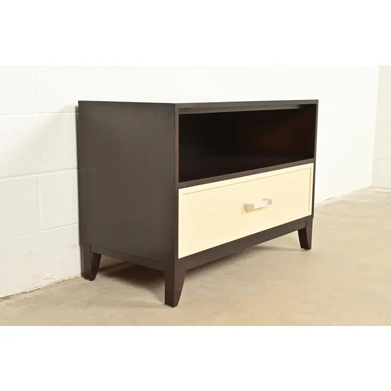 Kindel Furniture Modern Hollywood Regency Cabinet or Bedside Chest - Image 4