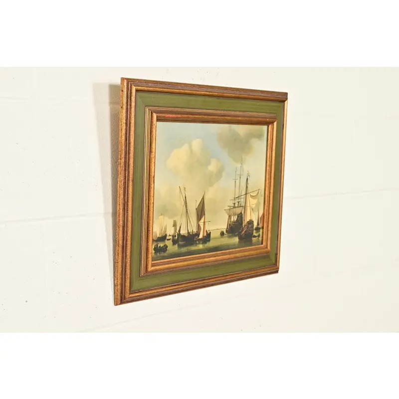 William Van De Velde "Ships in the Roads" Framed Print - Image 4