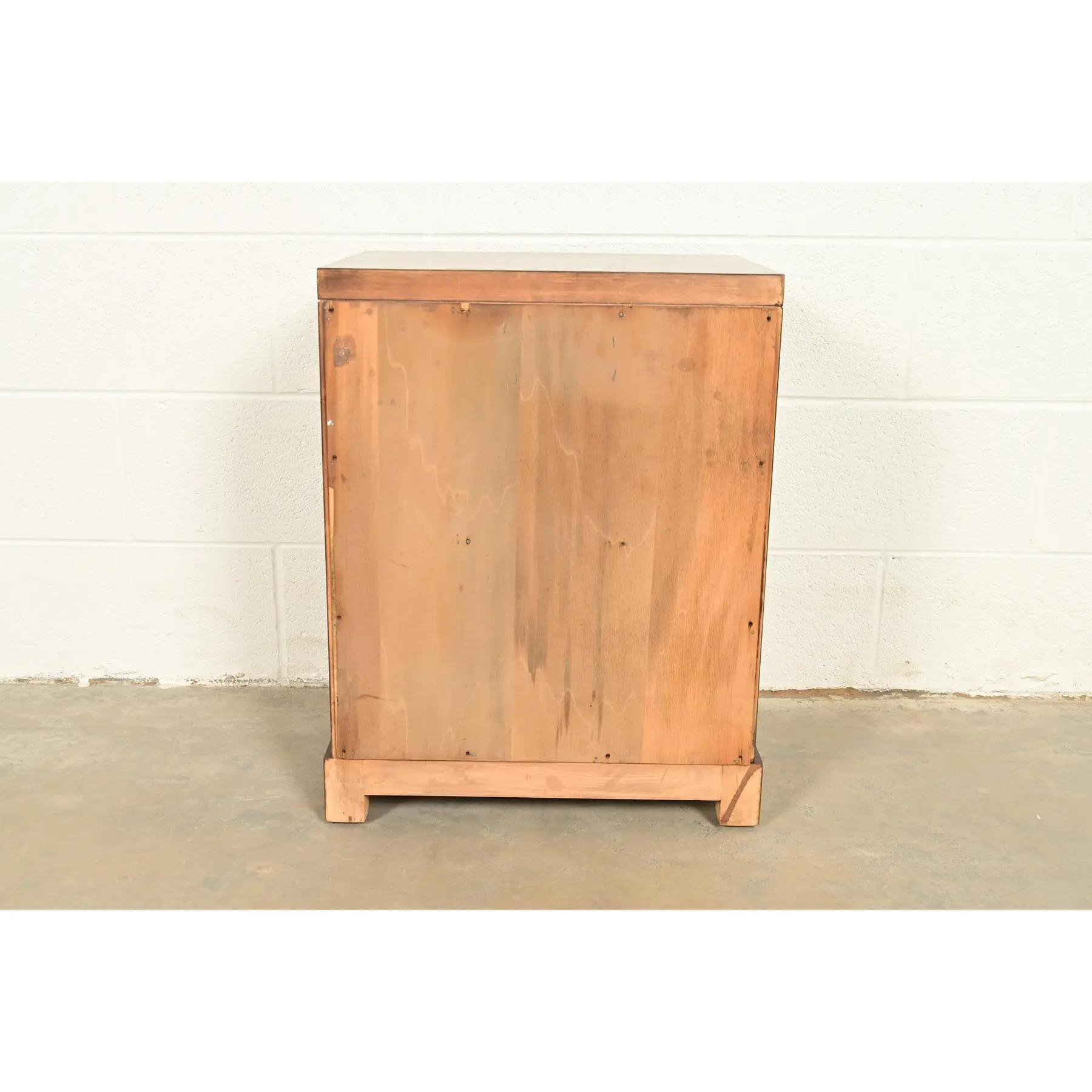 T. H. Robsjohn-Gibbings for Widdicomb Mid-Century Modern Hollywood Regency Mahogany Nightstand, 1950s - Image 11