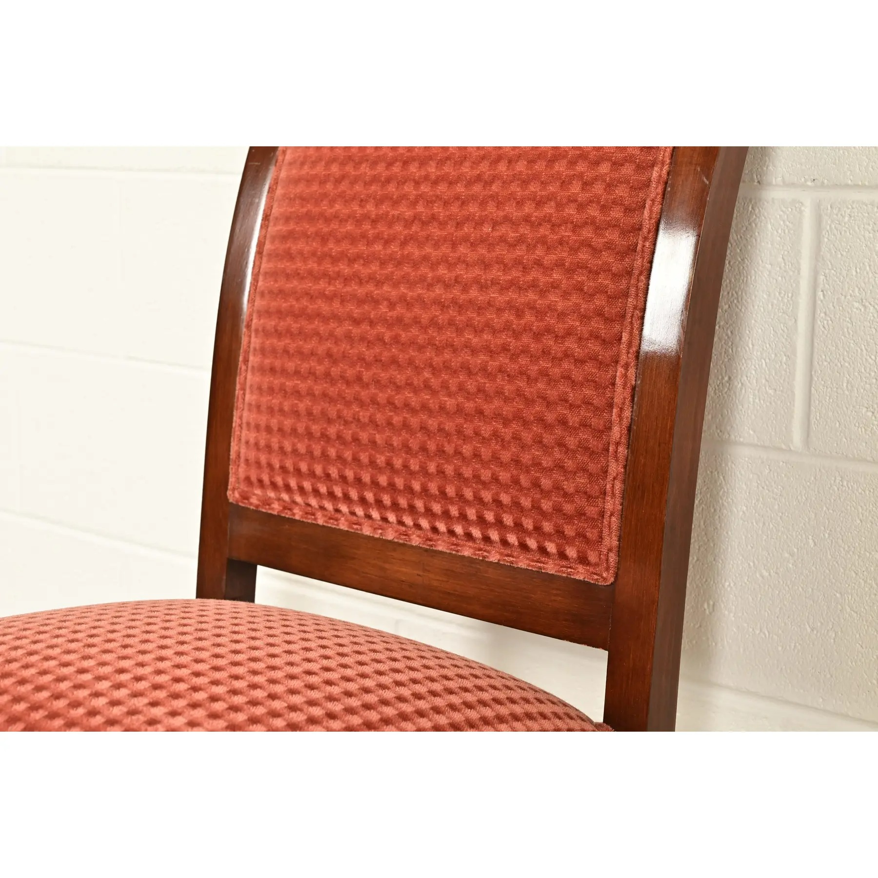 Smith & Watson Regency Carved Mahogany Dining Chairs, Set of Four - Image 9