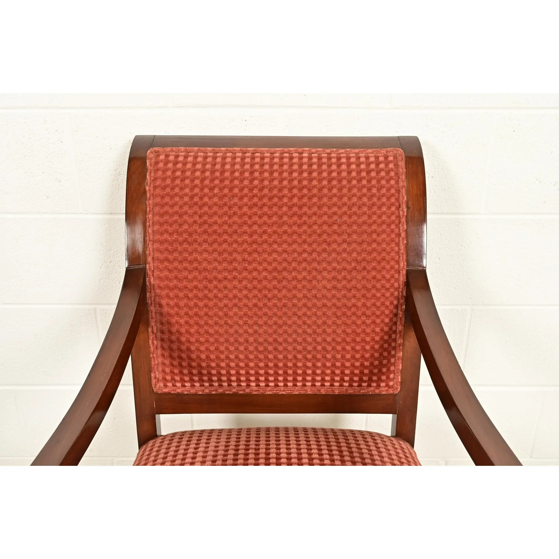 Smith & Watson Regency Carved Mahogany Dining Chairs, Set of Six - Image 7