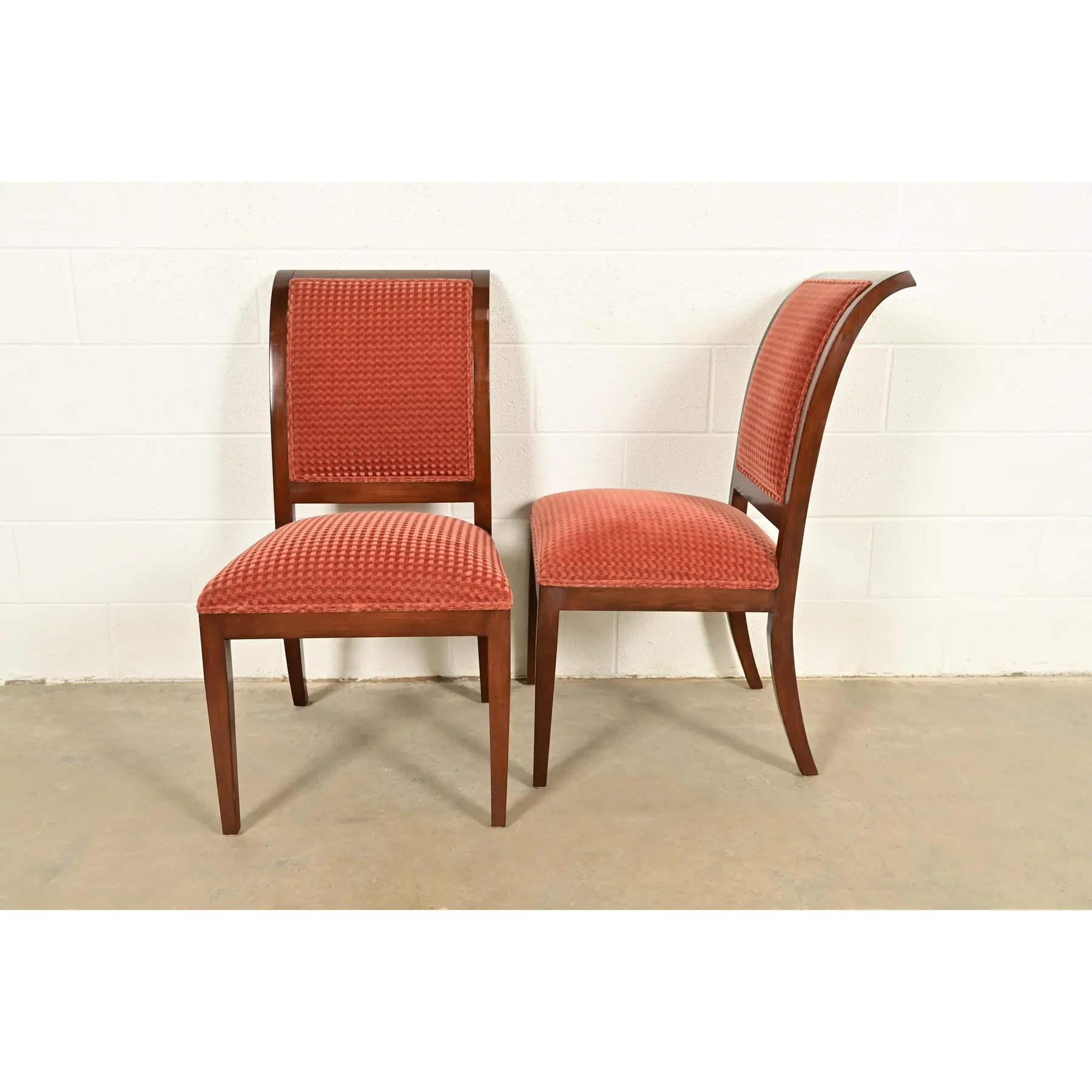 Smith & Watson Regency Carved Mahogany Dining Chairs, Set of Four - Image 11