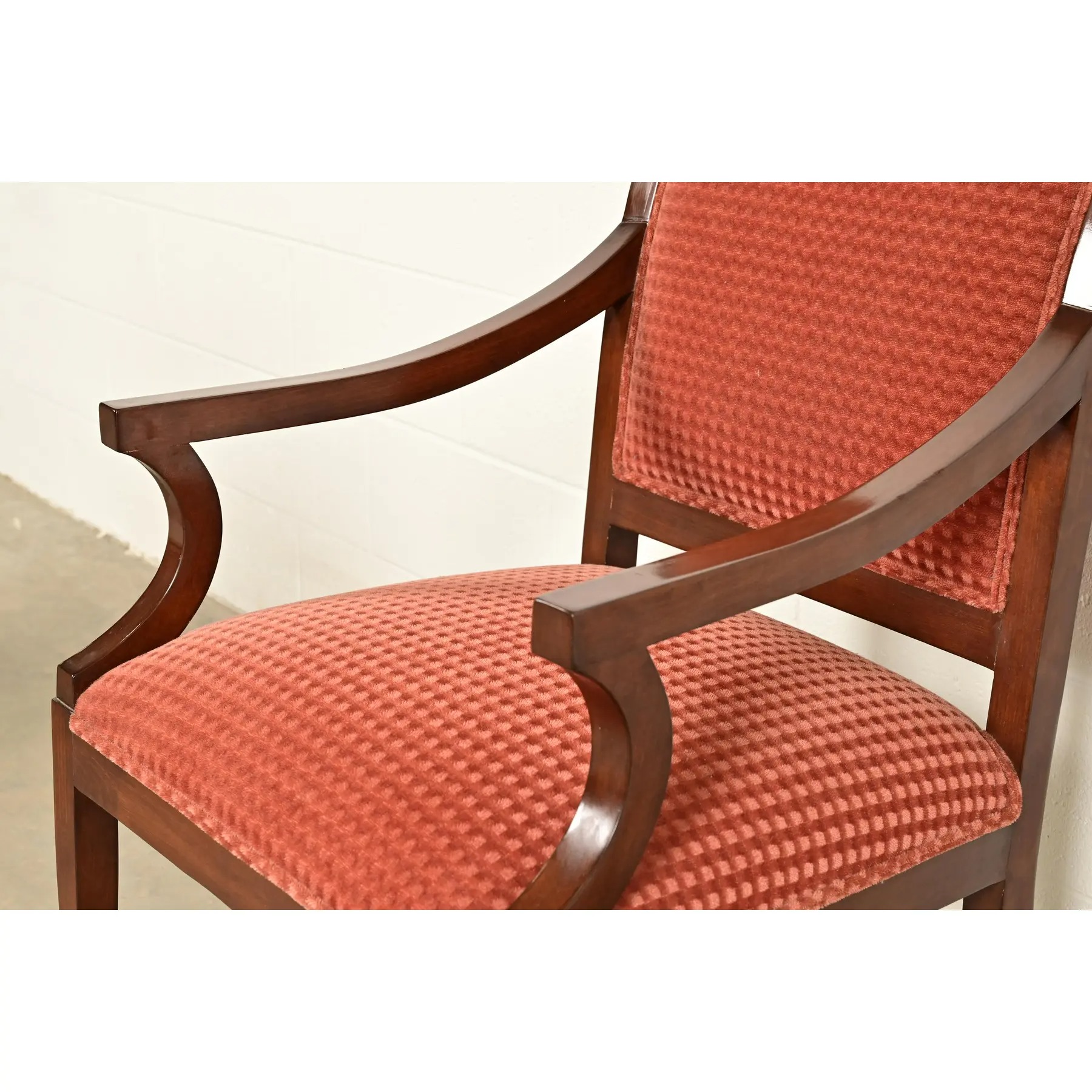 Smith & Watson Regency Carved Mahogany Dining Chairs, Set of Six - Image 10