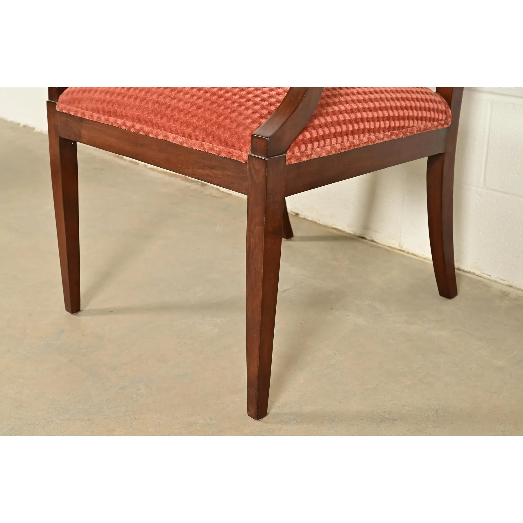 Smith & Watson Regency Carved Mahogany Dining Chairs, Set of Six - Image 11