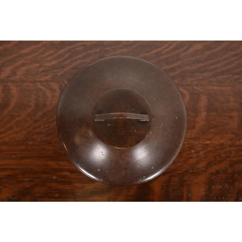 Heintz Arts & Crafts Sterling Silver on Bronze Humidor - Image 5