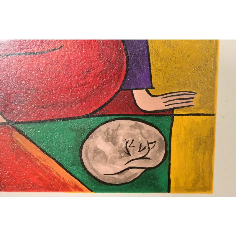 Linda Le Kinff Original Signed "Constanca" Framed Serigraph - Image 5