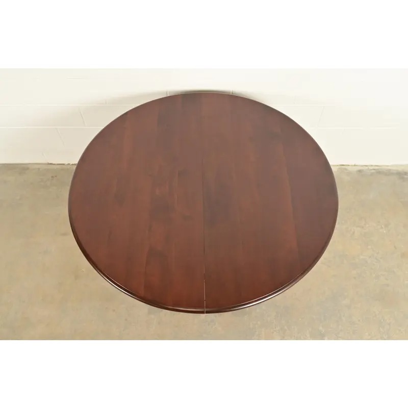 R. J. Horner Antique Victorian Carved Mahogany Split Pedestal Extension Dining Table With Lion Paw Feet, Newly Refinished - Image 5