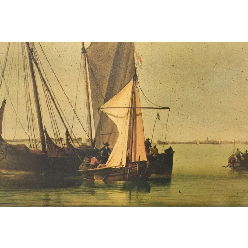 William Van De Velde "Ships in the Roads" Framed Print - Image 5