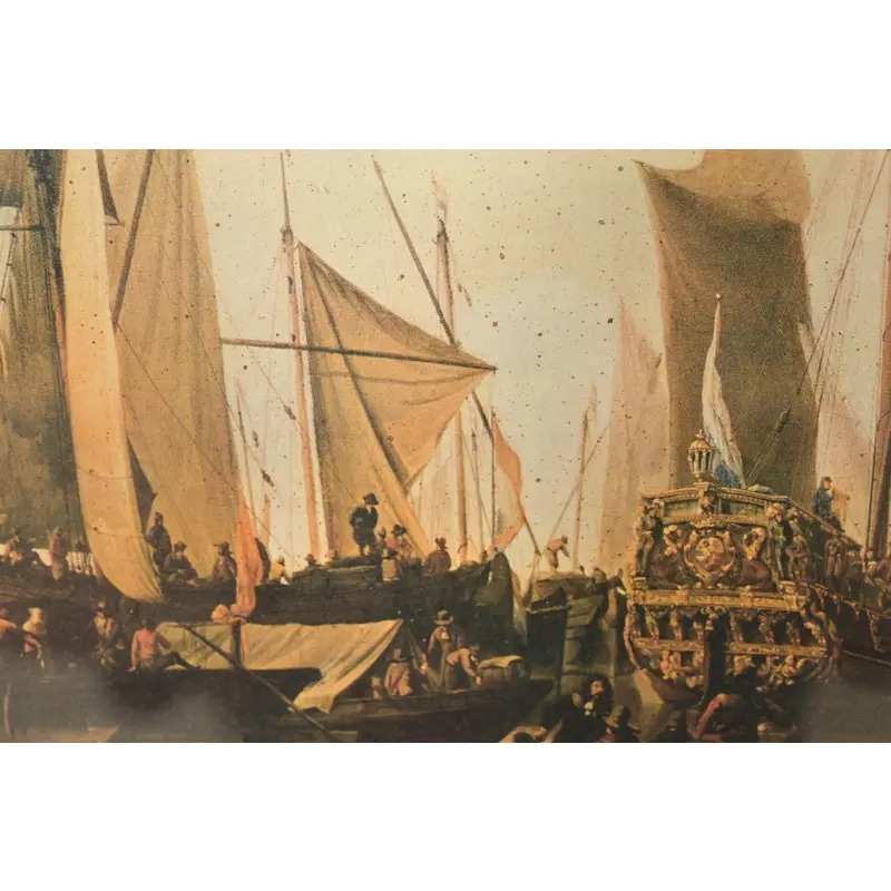 William Van De Velde "Ships in the Roads" Framed Print - Image 5