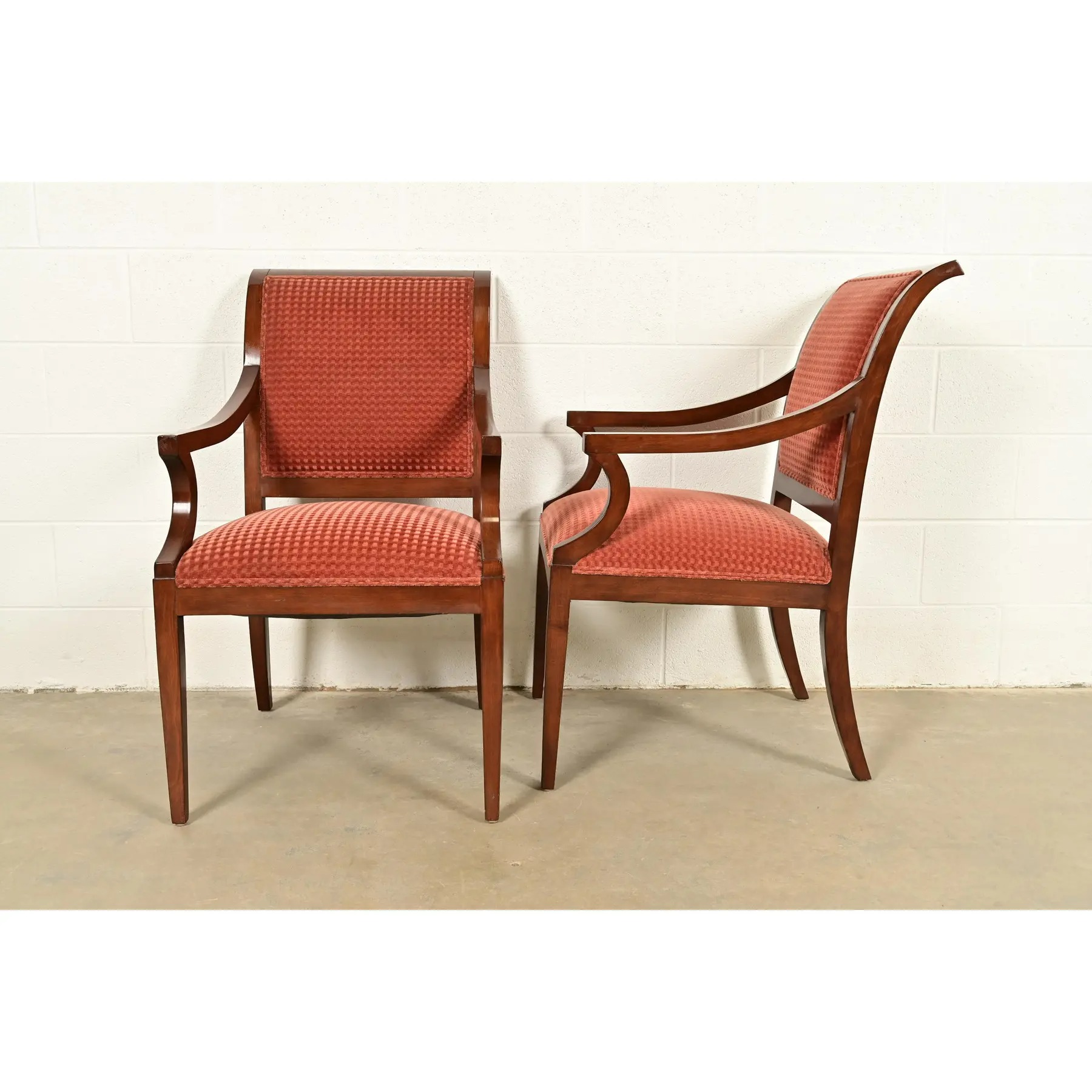 Smith & Watson Regency Carved Mahogany Dining Chairs, Set of Six - Image 12