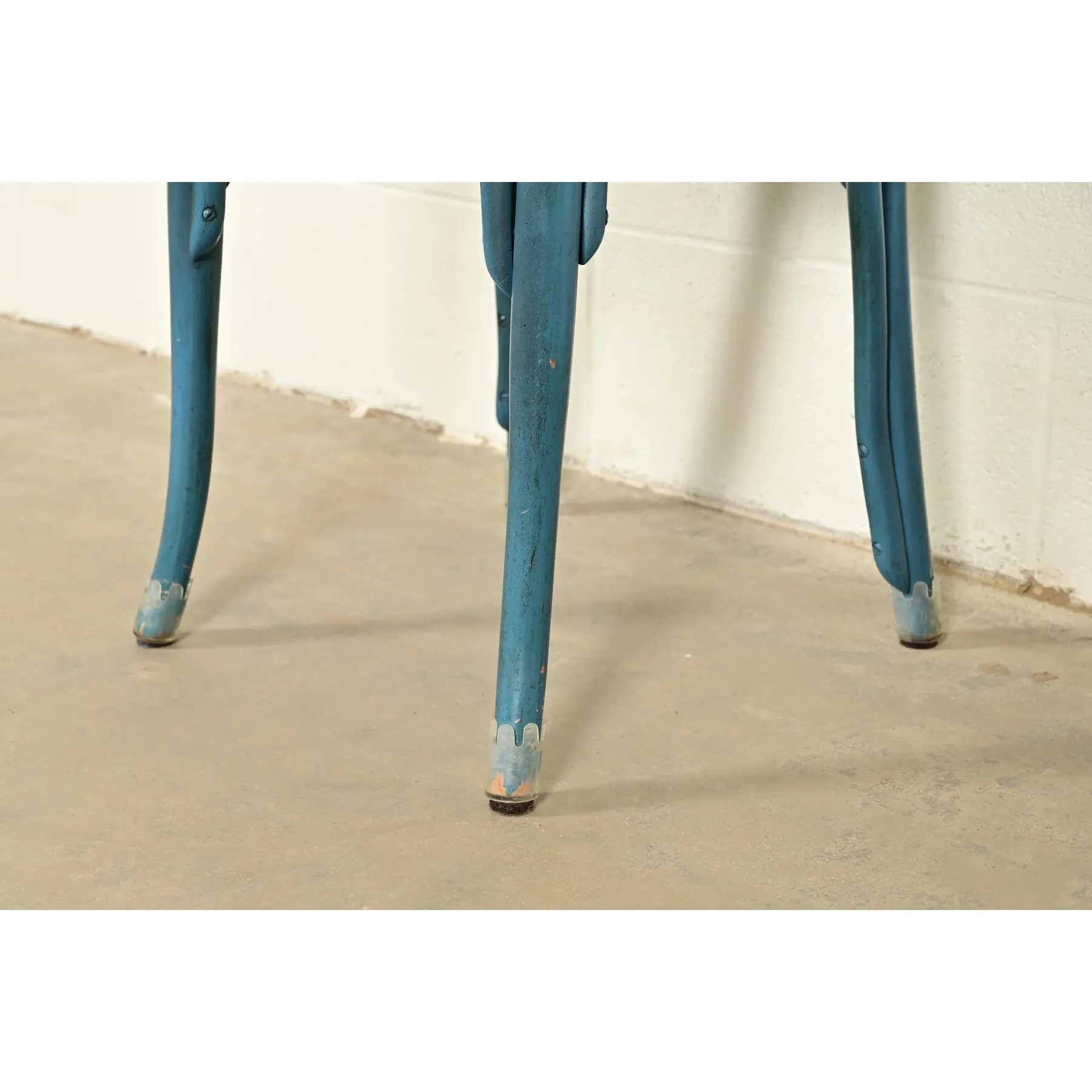 Jacob & Josef Kohn Antique Austrian Teal Lacquered Bentwood Bistro Chairs or Dining Chairs, Pair - Image 10