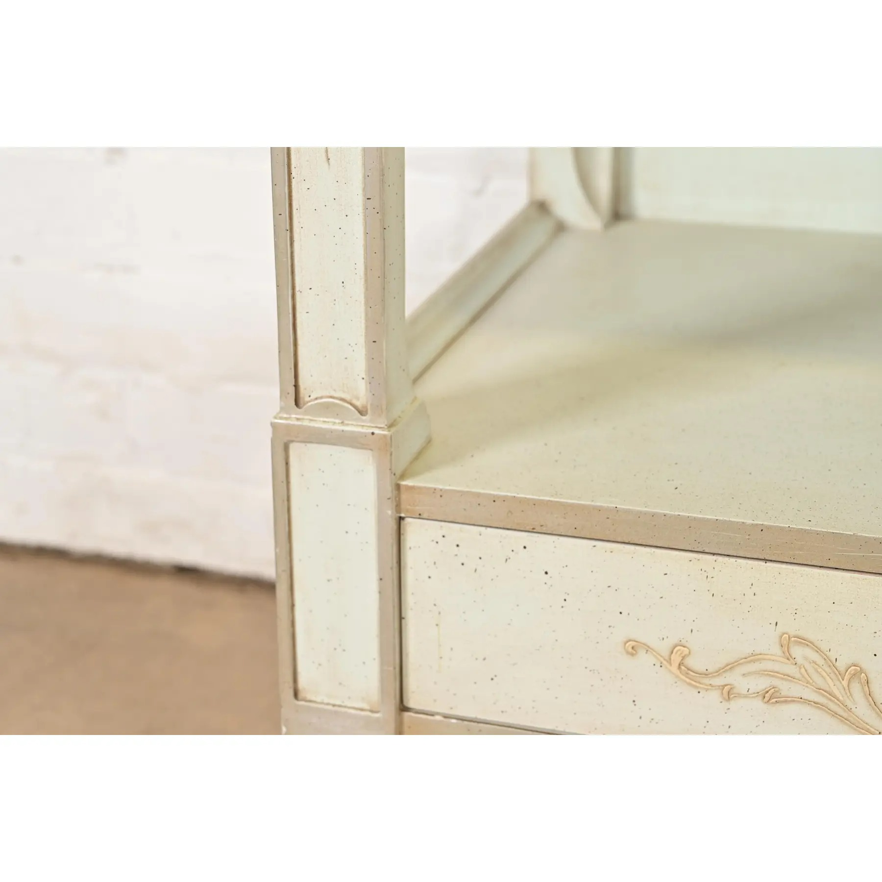 John Widdicomb French Regency Louis XVI Pale Blue Lacquered Nightstands, 1960s - Image 11