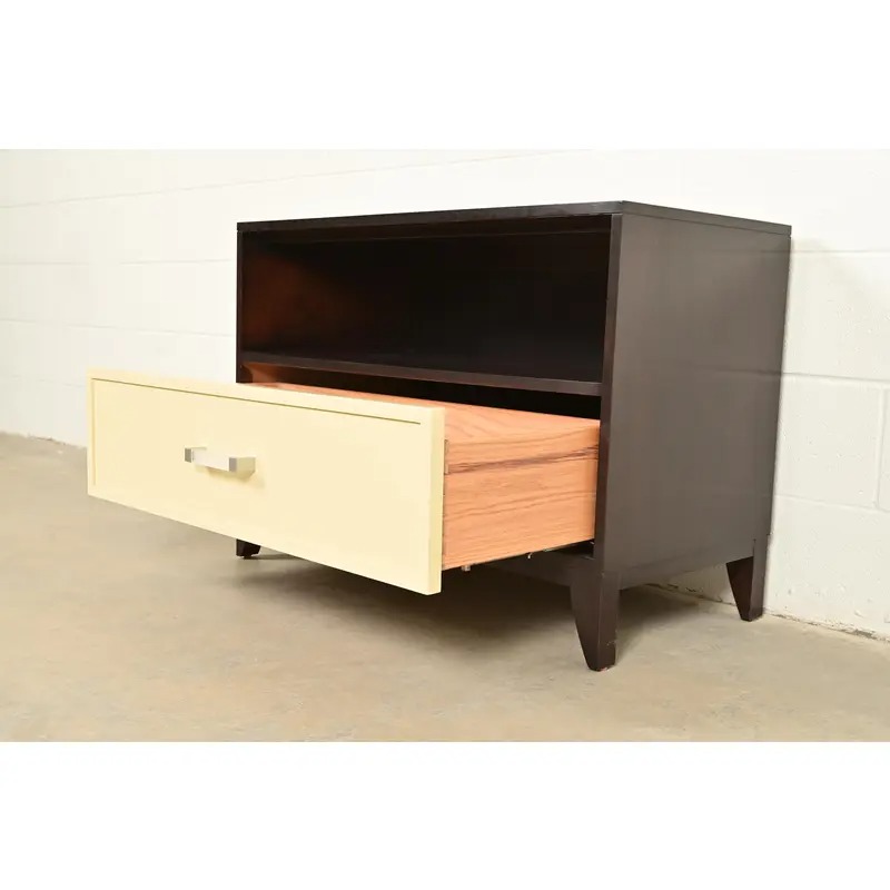Kindel Furniture Modern Hollywood Regency Cabinet or Bedside Chest - Image 6