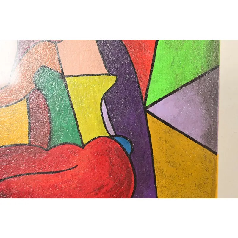 Linda Le Kinff Original Signed "Constanca" Framed Serigraph - Image 6
