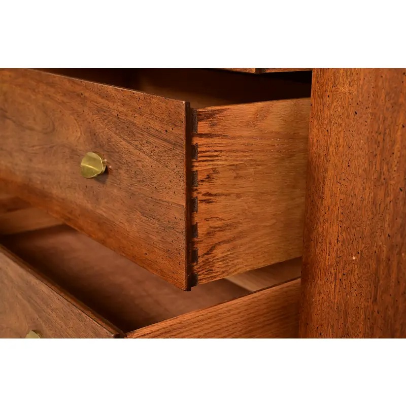 Century Furniture Hollywood Regency Chinoiserie Carved Walnut Sideboard Credenza, Circa 1970s - Image 7