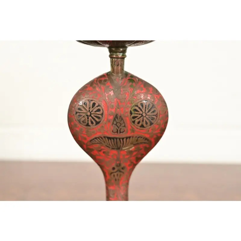 Enameled Bronze Cobra Snake Candlestick - Image 7