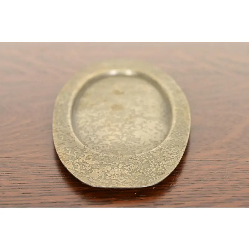 Roycroft Arts & Crafts Silver Finished Hammered Copper Tray, Circa 1920s - Image 7