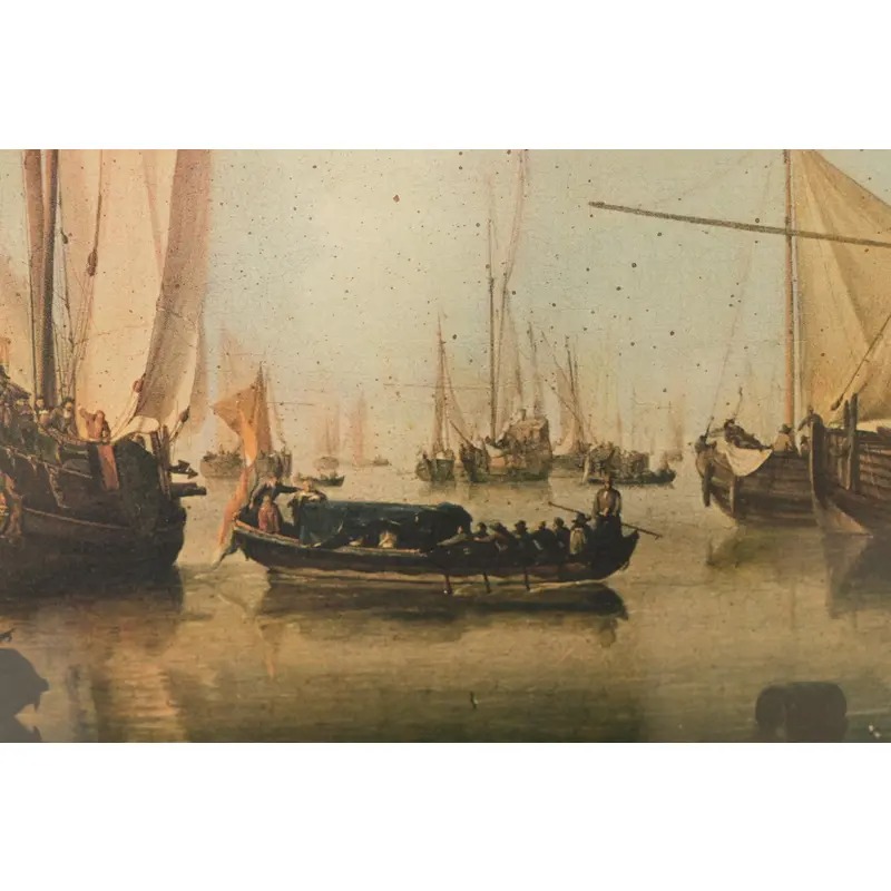 William Van De Velde "Ships in the Roads" Framed Print - Image 7